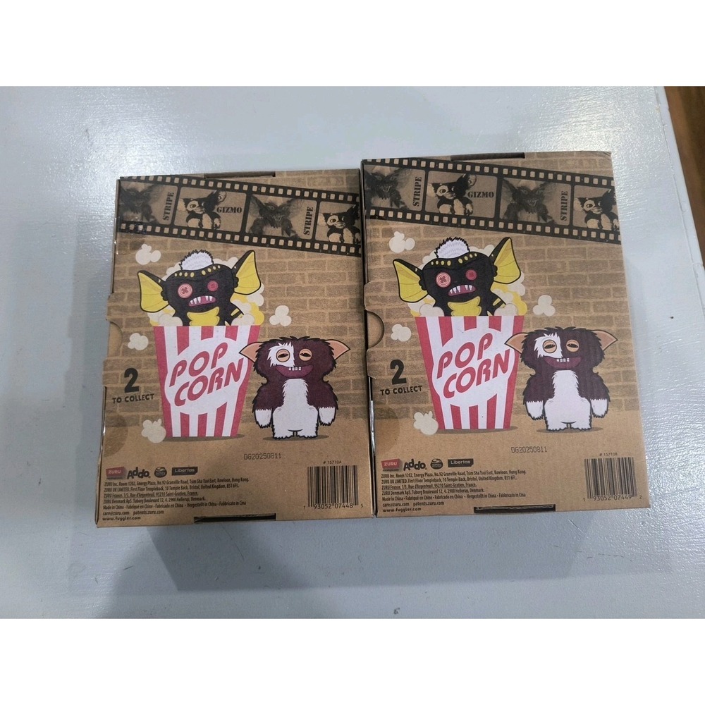 Zuru Fuggler Gremlins Gizmo and Stripe Plush Set Funny Ugly Monster New In Box - Picture 4 of 5